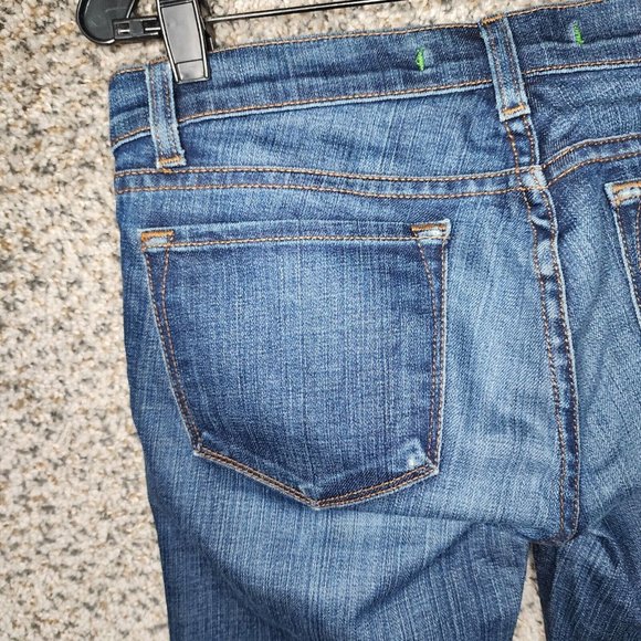 J Brand Skinny Jeans Womens 26 Denim Blue 5 Pocket Zip Casual Cotton Blend - Picture 8 of 11